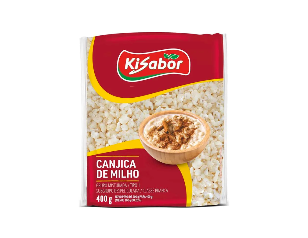 CANJICA DE MILHO CRISTAL KISABOR 400 G (FDO 24 PCT)